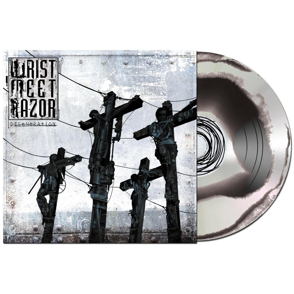 ‘Wristmeetrazor’ - Degeneration LP (Black/Sliver Corona Vinyl)