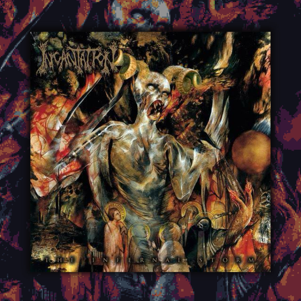 ‘Incantation’ - The Infernal Storm LP (Translucent Gold With Splatter Vinyl)