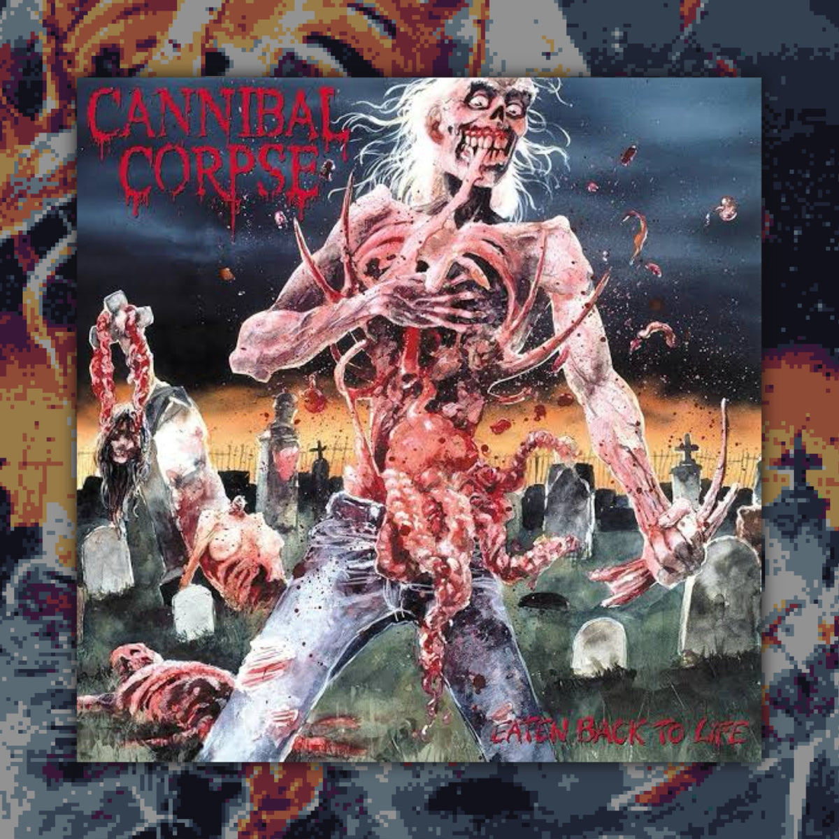 ‘Cannibal Corpse’ - Eaten Back To Life LP (Red Vinyl)