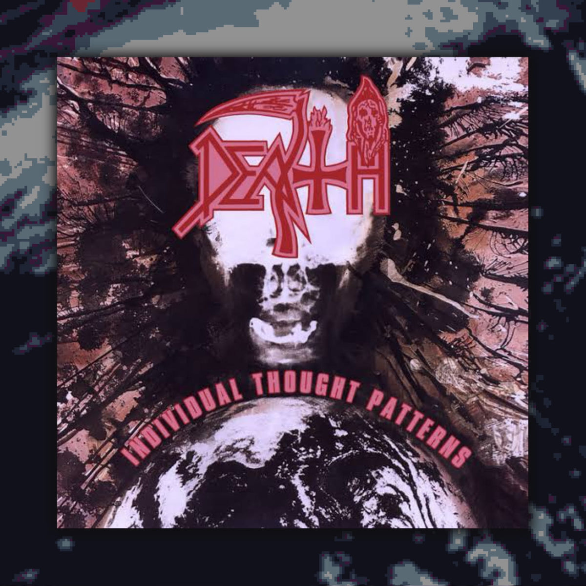 ‘Death’ - Individual Thought Patterns LP (Pink, White & Black Merge With Splatter Vinyl)