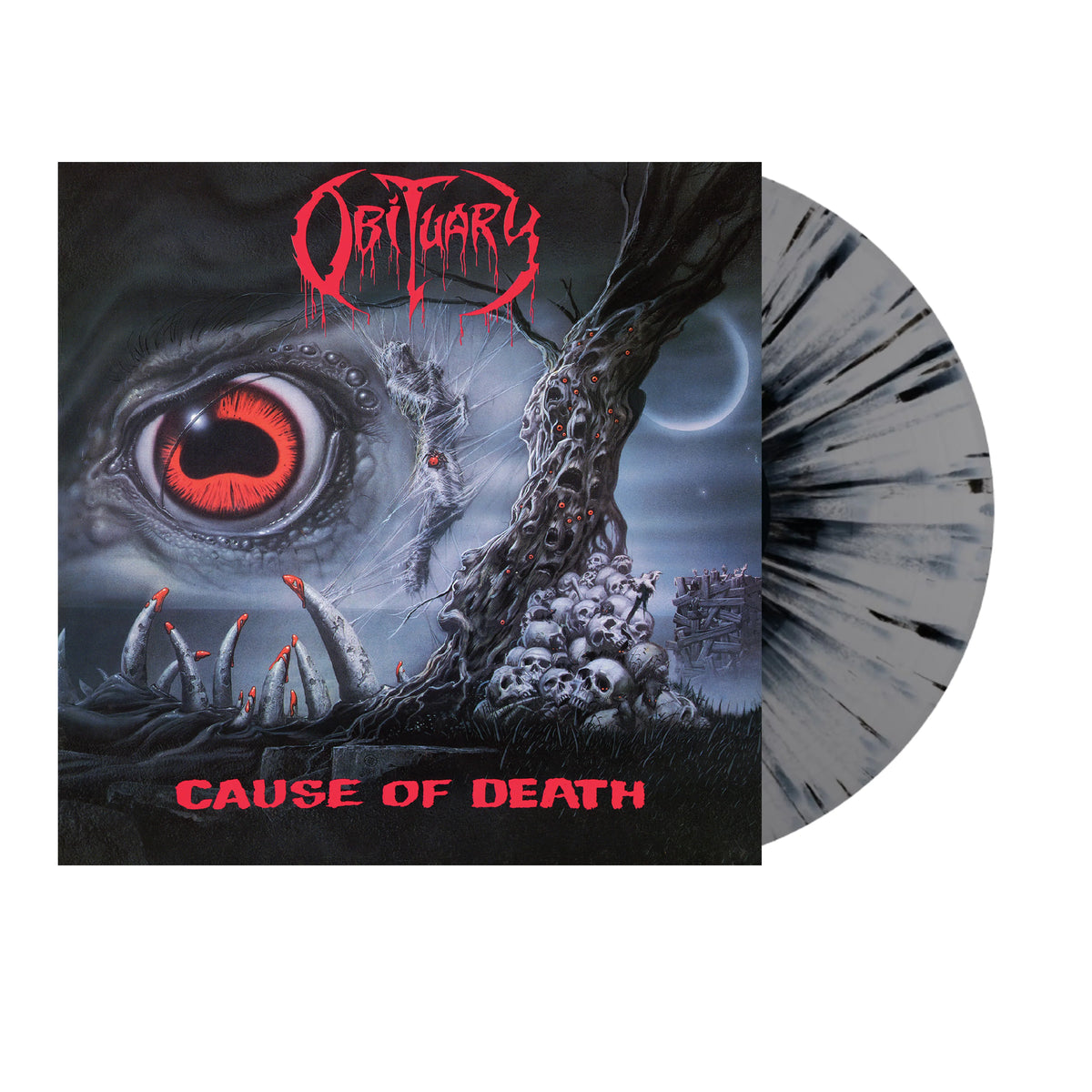 ‘Obituary’ - Cause Of Death LP (Grey Splatter Vinyl)