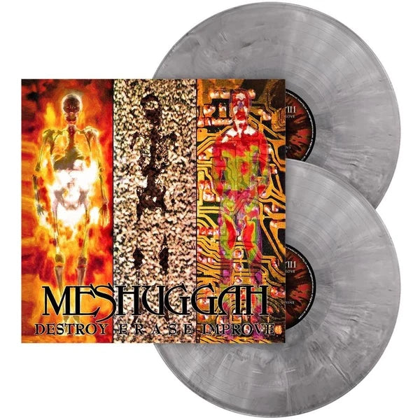 ‘Meshuggah’ - Destroy Erase Improve LP (30th Anniversary Grey/White Vinyl)