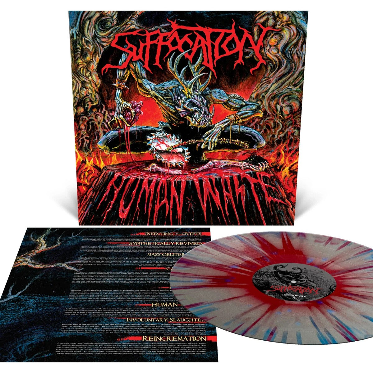 Suffocation - ‘Human Waste’ LP (Colour Merge Vinyl)
