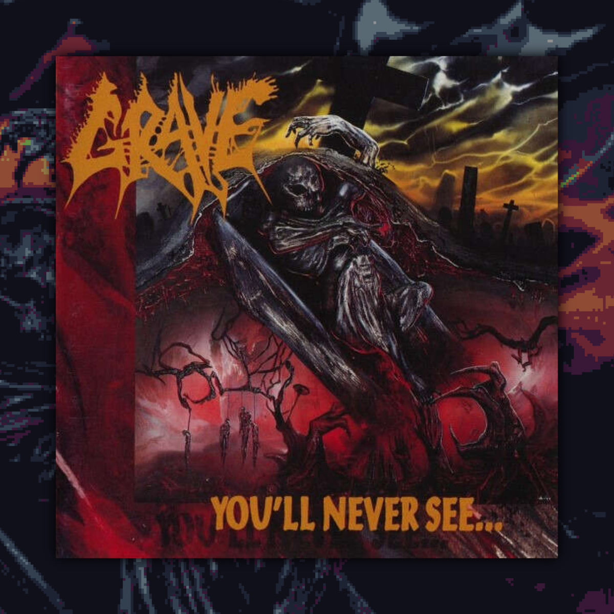 ‘Grave’ - You’ll Never See… LP (Cherry Vinyl)