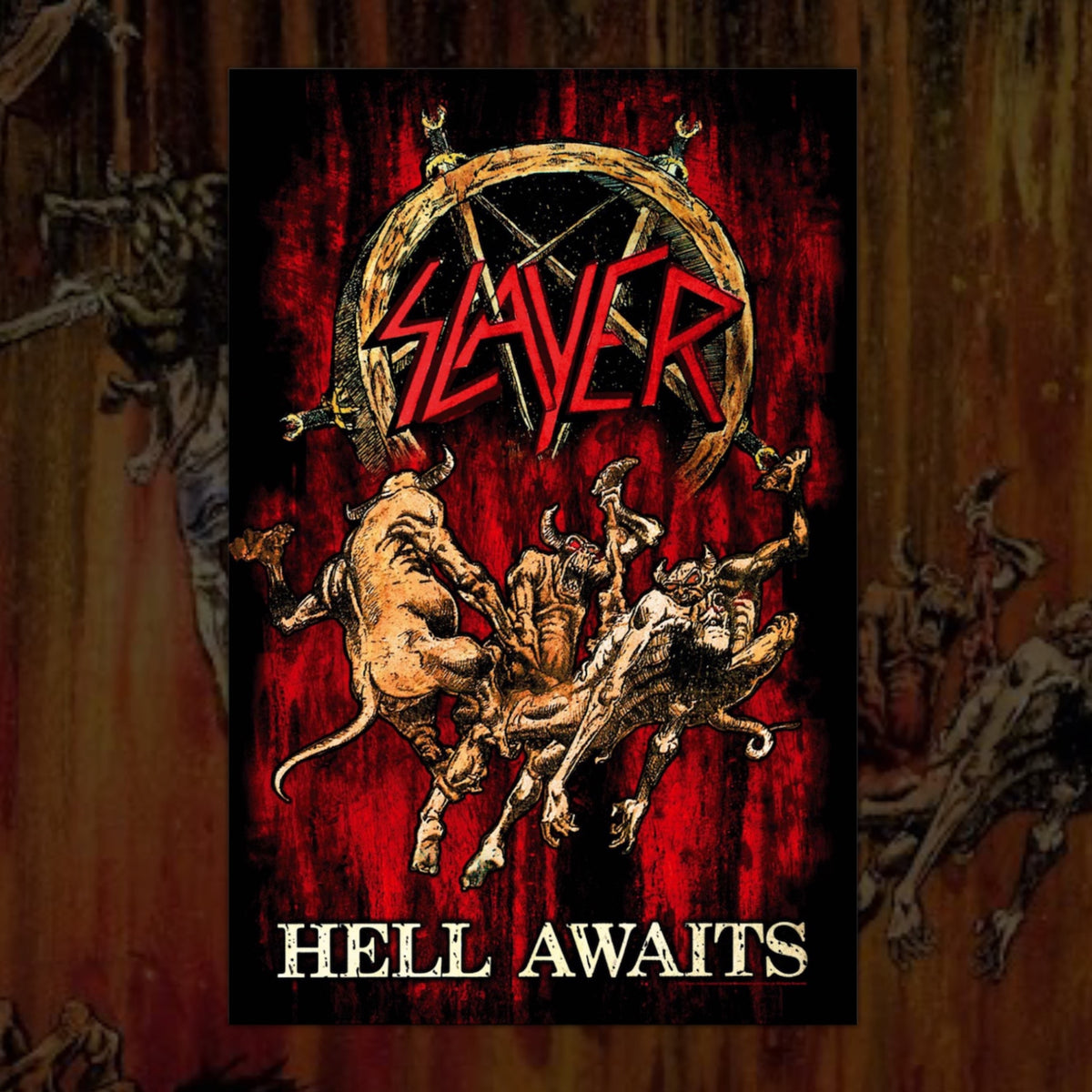 ‘Slayer’ - Hell Awaits Flag